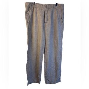 Banana Republic Men’s Casual Khaki Linen Pants Size 34X32